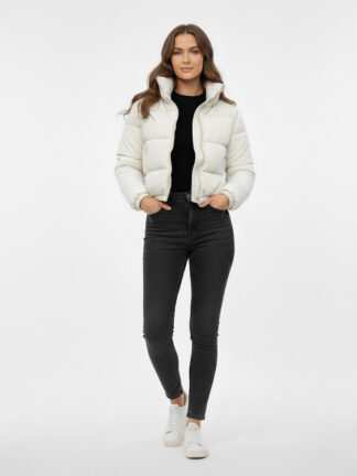 Kurtka PUFFER ecru