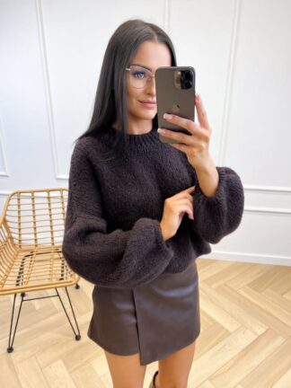 Sweter CHMURKA czekolada