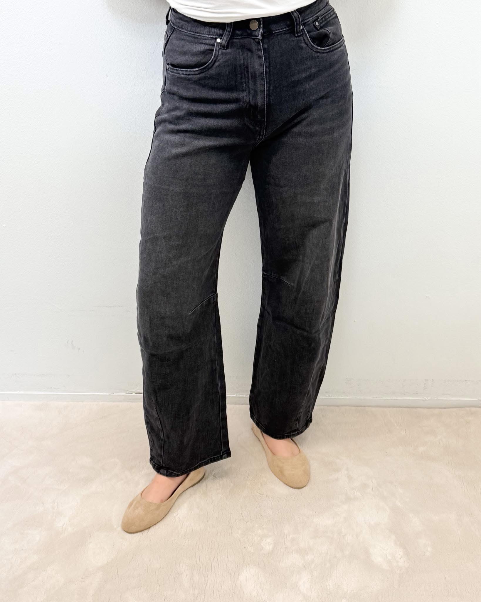 Jeansy BALLON Adoro czarne