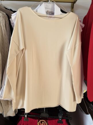 Bluzka laserowo cięta AZARA beżowa