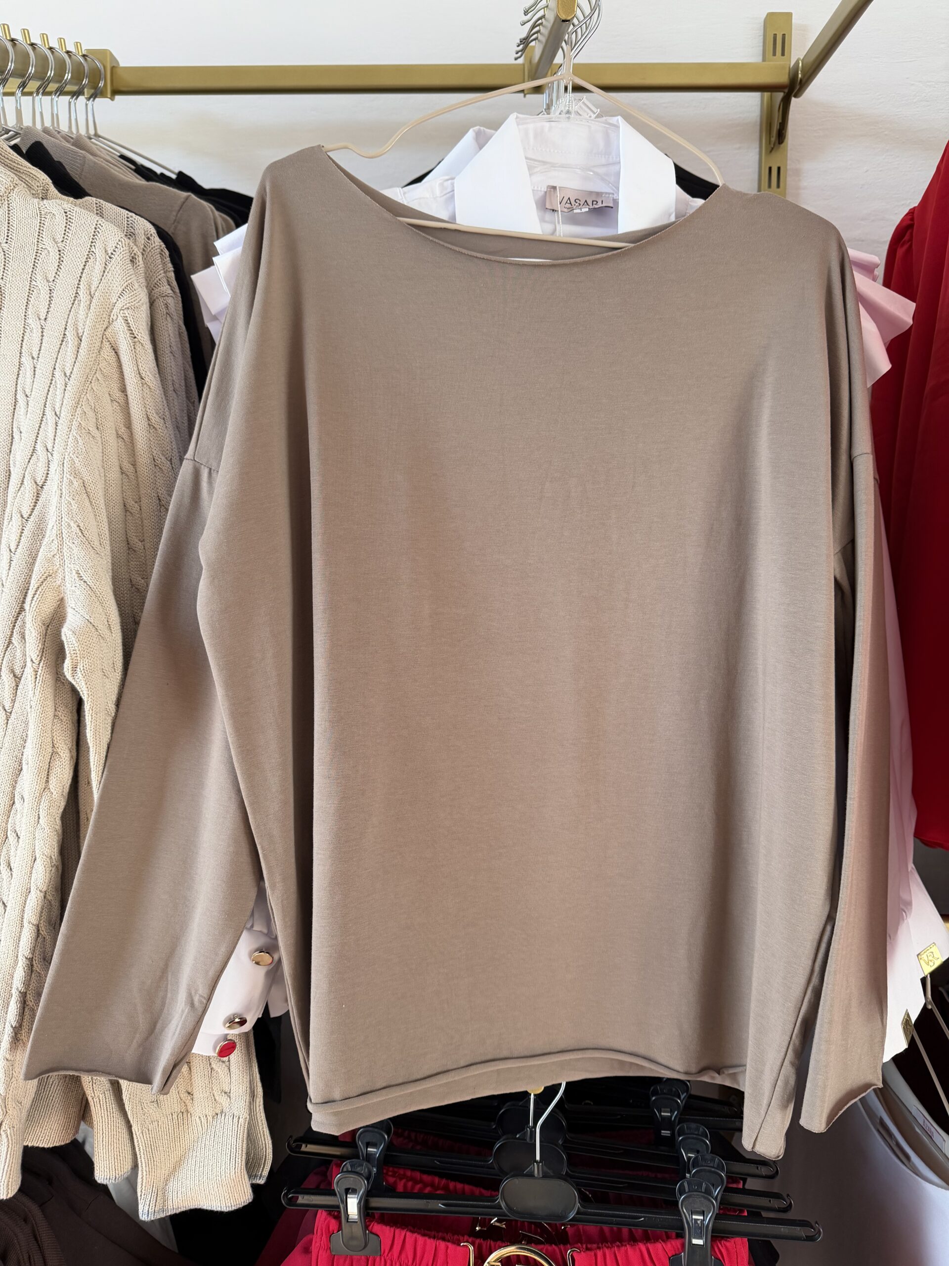 Bluzka laserowo cięta AZARA fango