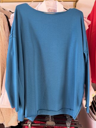 Bluzka laserowo cięta AZARA morska