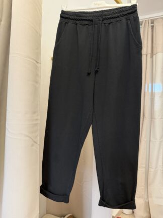 Spodnie bawełniane PATKI Wiya czarne