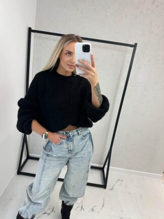 Sweter CHMURKA czarny