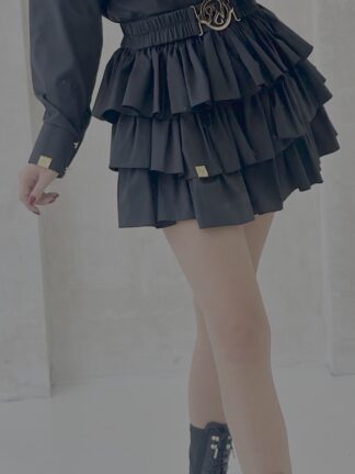 Koszulowe spódniczko-spodenki Vasari czarne