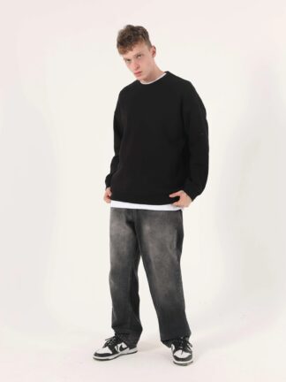 Męska bluza Comfort Basic czarna