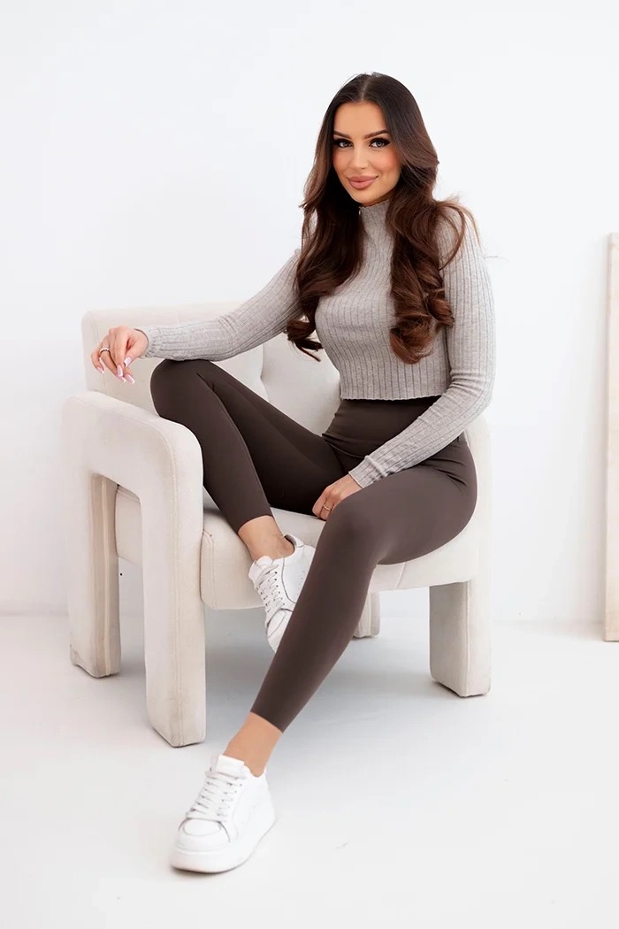 Legginsy modelujące Azara czekolada