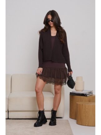 Sukienka halka ABBY czekolada