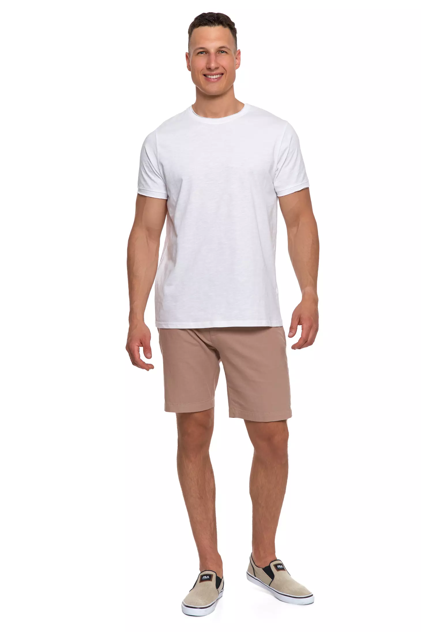 Męski T-shirt z bawełny 100% klasyczny MORAJ biały