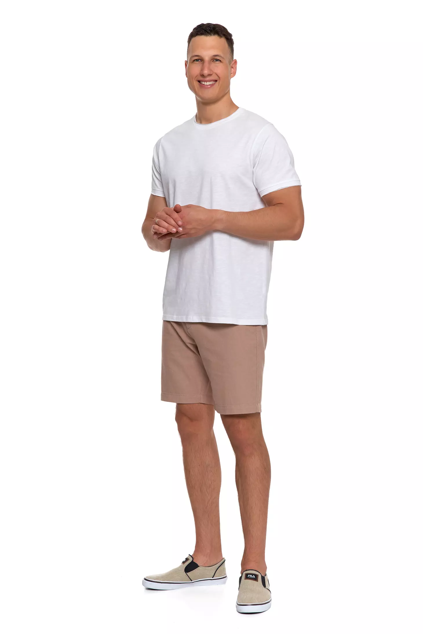 Męski T-shirt z bawełny 100% klasyczny MORAJ biały