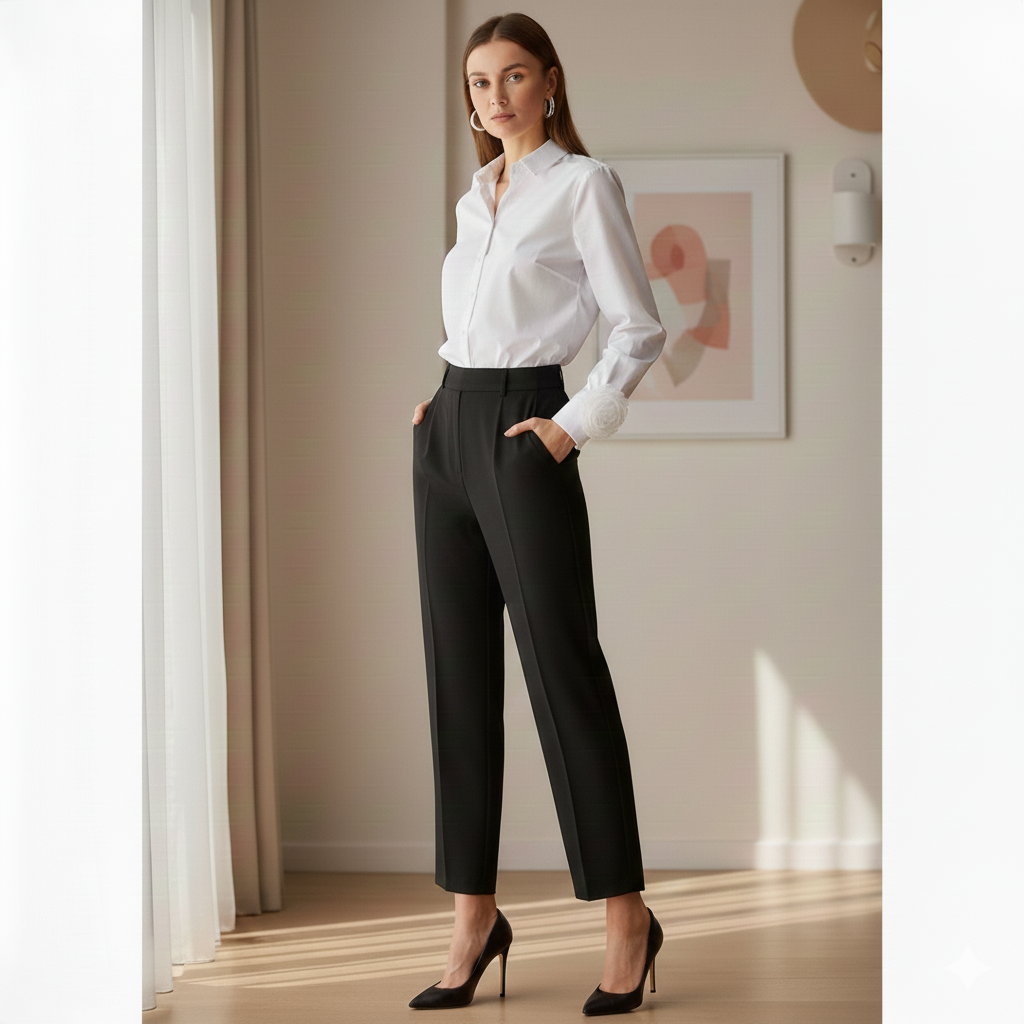 Eleganckie spodnie NAIIF czarne