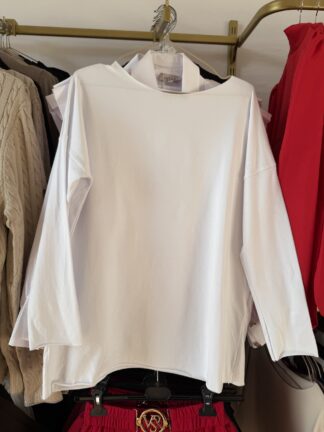 Bluzka laserowo cięta AZARA biała