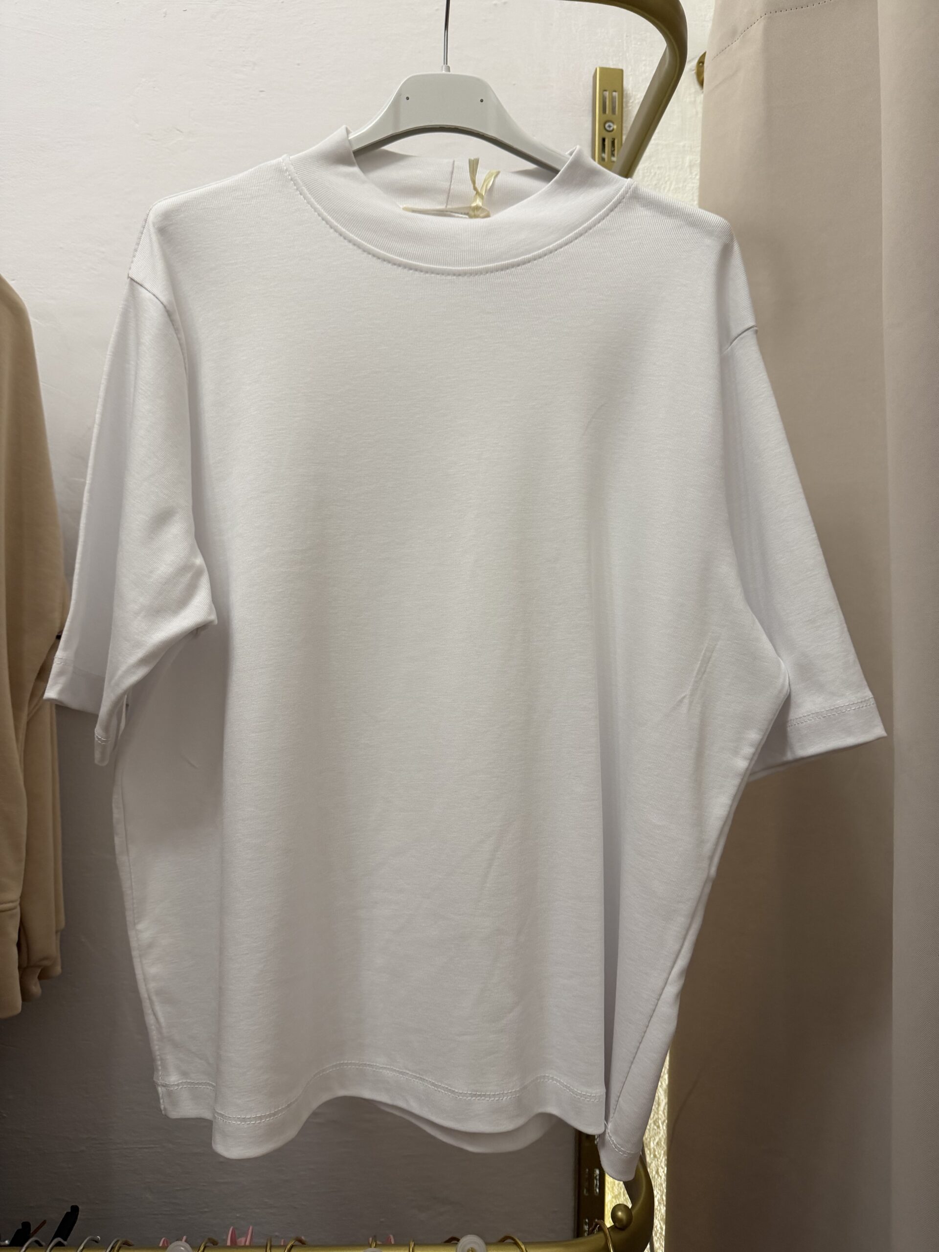 Bawełniany t-shirt basic biały
