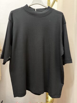 Bawełniany t-shirt basic czarny