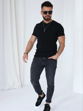 T-SHIRT MĘSKI BG VOLTA | CZARNY