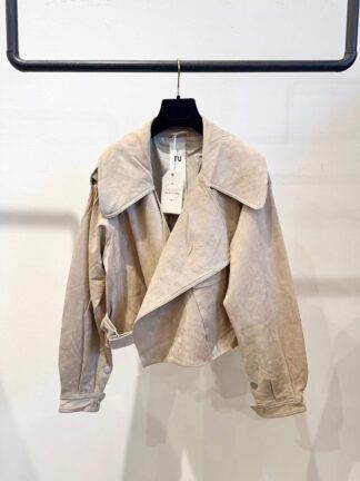 Kurtka zamszowa beżowa SUZAN