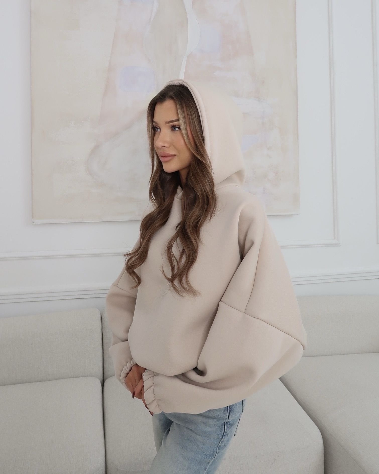 Bluza BAGGY jasny beż