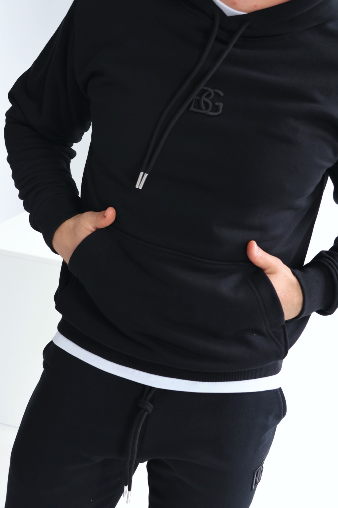 BLUZA MĘSKA BG KANGOO | CZARNY