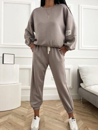 Komplet dresowy AZARA masełko fango