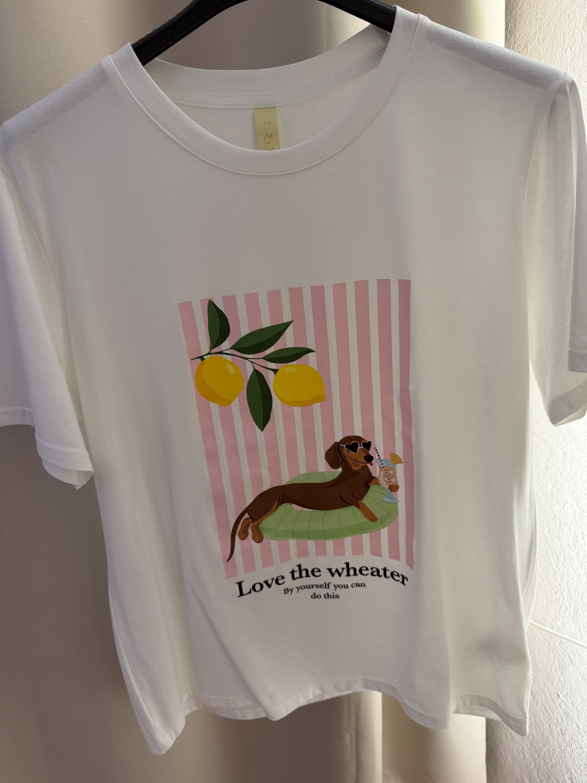 T-shirt damski JAMNIK biały