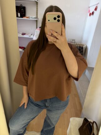 Damski t-shirt LANA cynamon