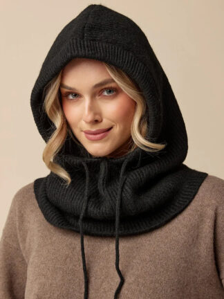 Balaklava 100% wiskoza czarna